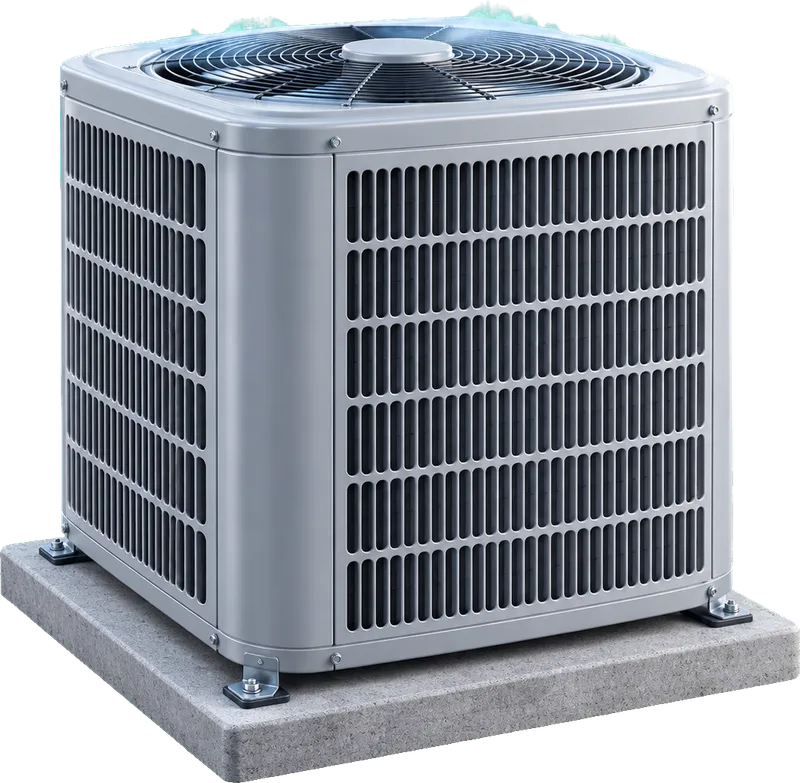 A new outdoor AC unit